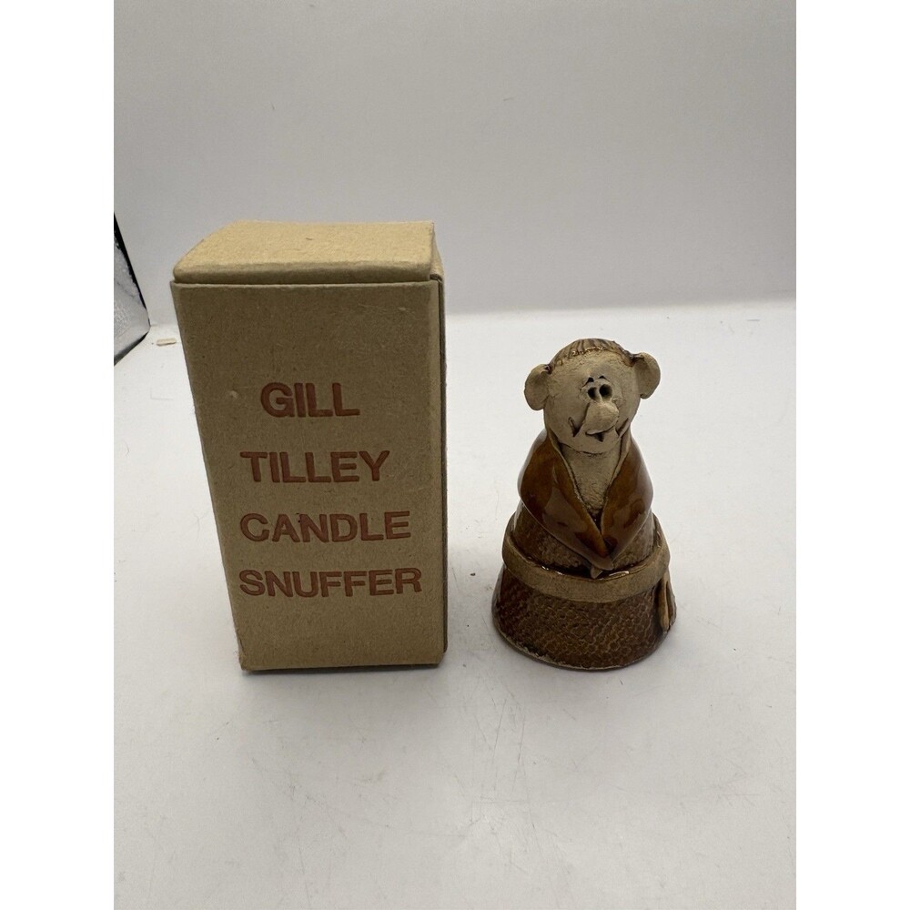 GILL TILLEY CANDLE SNUFFER FIGURE HANDMADE IN WALES